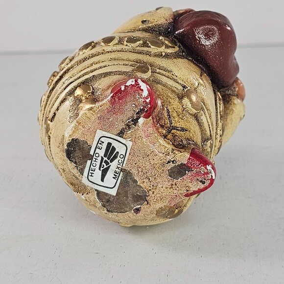 Mexican Chunky Mariachi Band Figurine Chalkware *Chips* - Picture 6 of 9